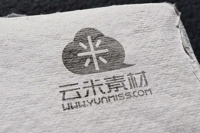纸质 灰色 logo