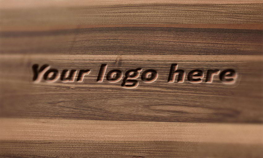 木板 褐色 logo