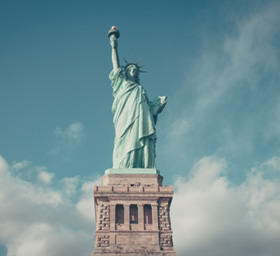 雕像美国自由纽约新独立符号纪...