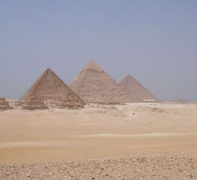 金字塔沙漠埃及文化废墟老古代...