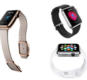 三款时尚潮流苹果手表电子展示...
