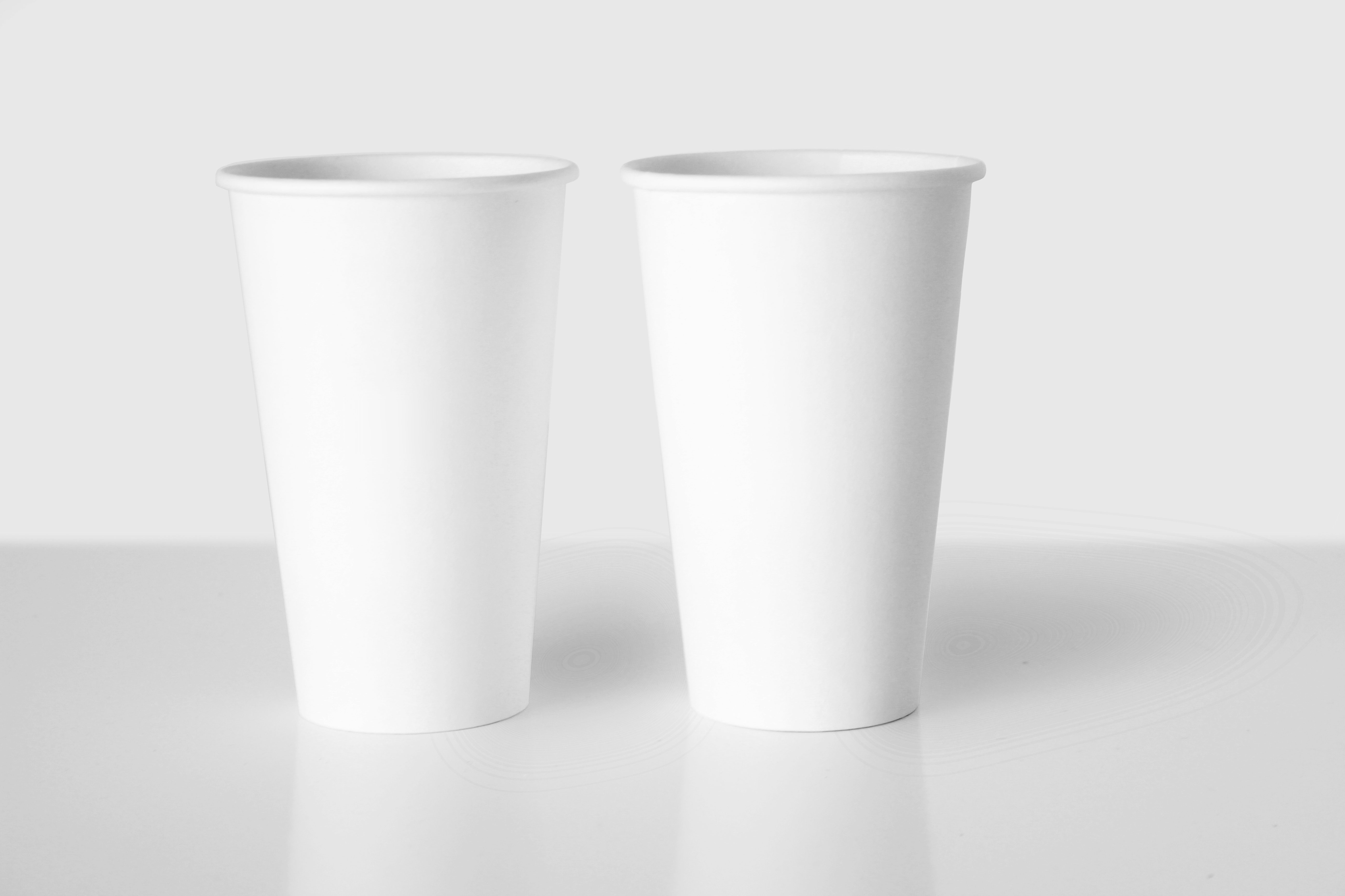 白色 纸杯 杯子展示