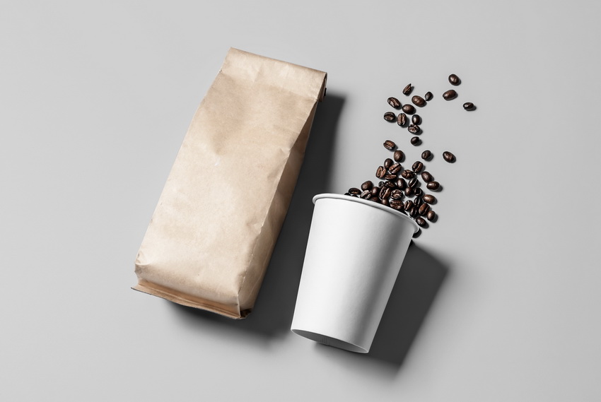 咖啡袋纸 咖啡纸杯 包装展示