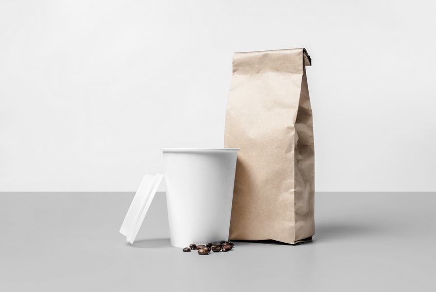 咖啡袋纸 咖啡纸杯 包装展示