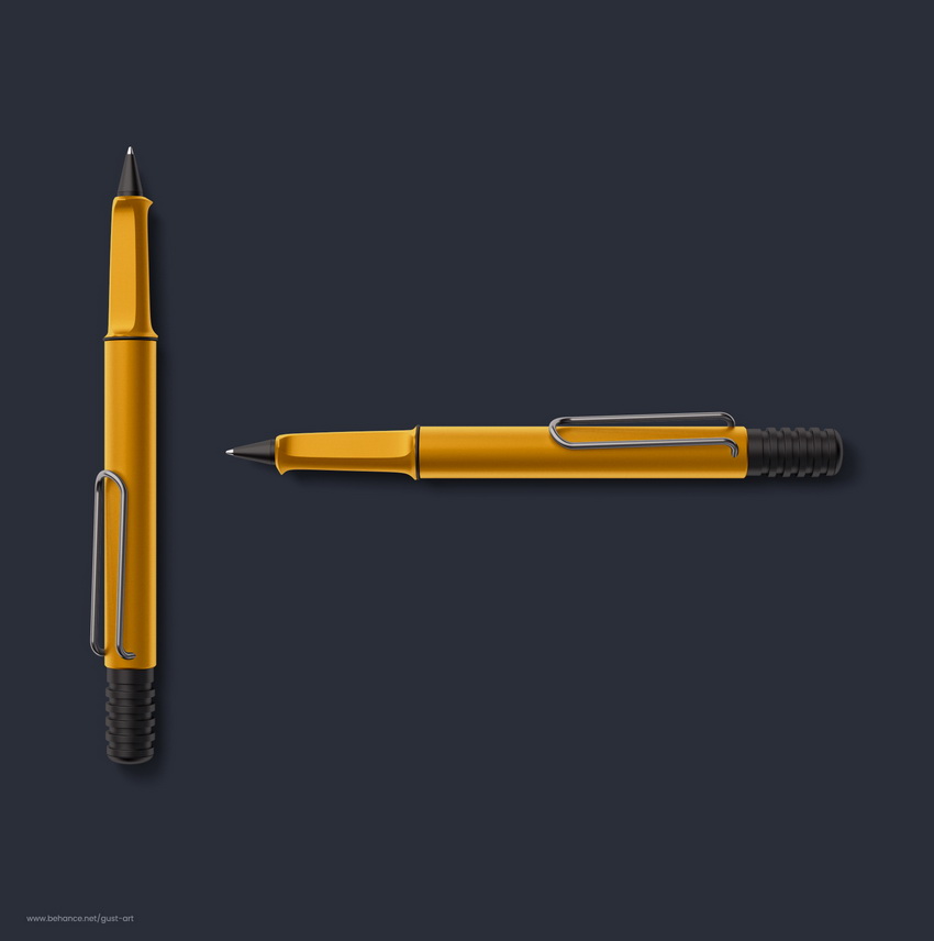 文具 铅笔 圆珠笔 钢笔 袋子 铅笔盒 素材展示